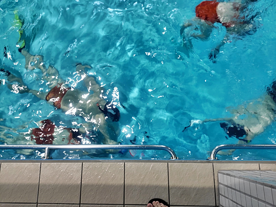 Hokej pod wodą Walenie Siemianowice Śląskie Trening 25 III 2023